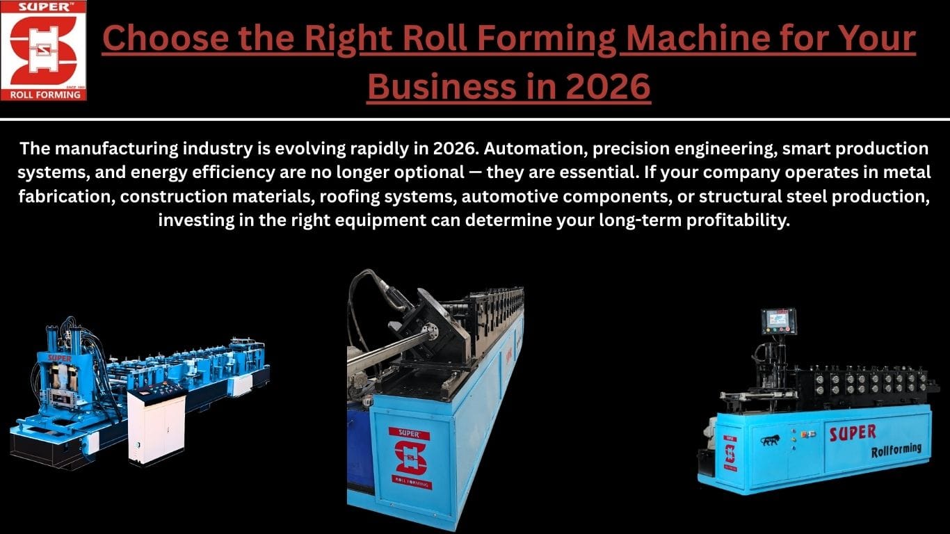"High-speed automated roll forming machine with PLC control system"