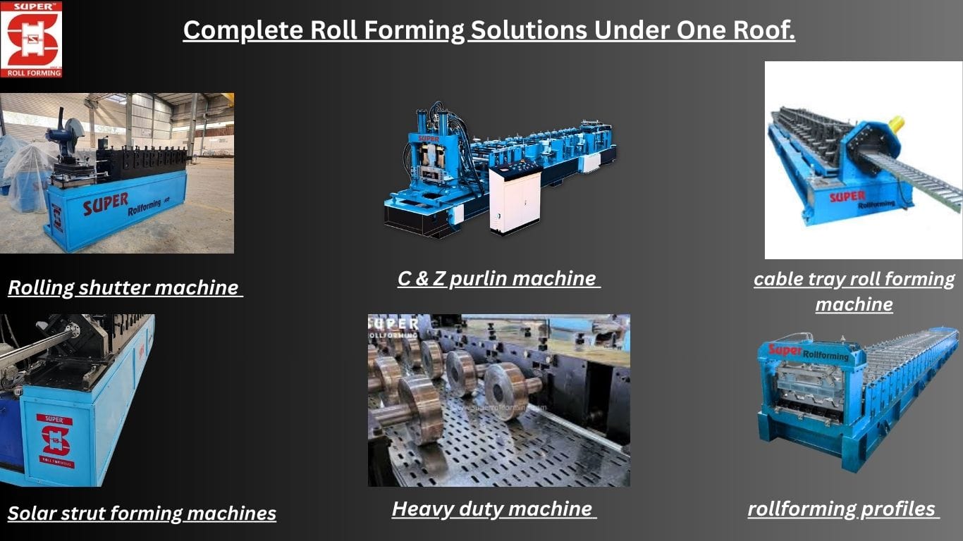 Automated Roll Forming Solutions system for metal profile manufacturing